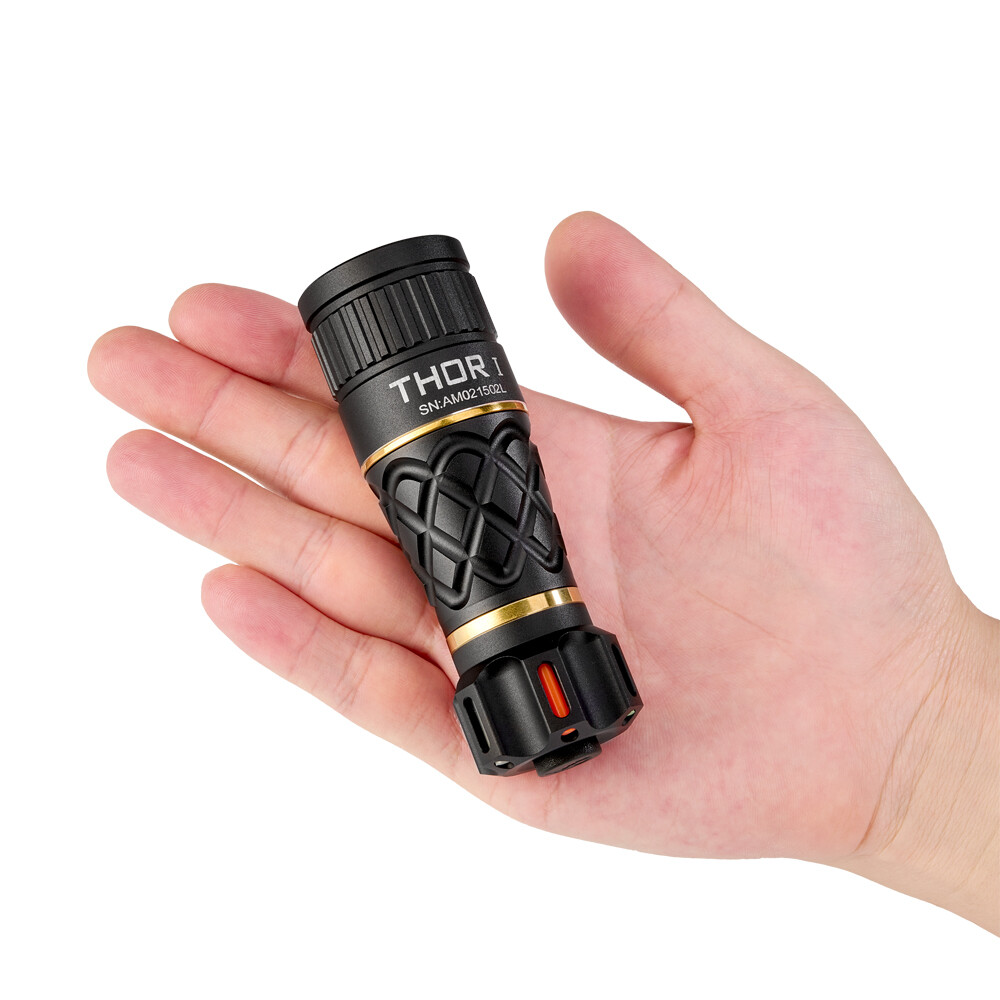 Lumintop Thor I LEP 400 Lumens 1200 Meter Distance Flashlight (BLACK)