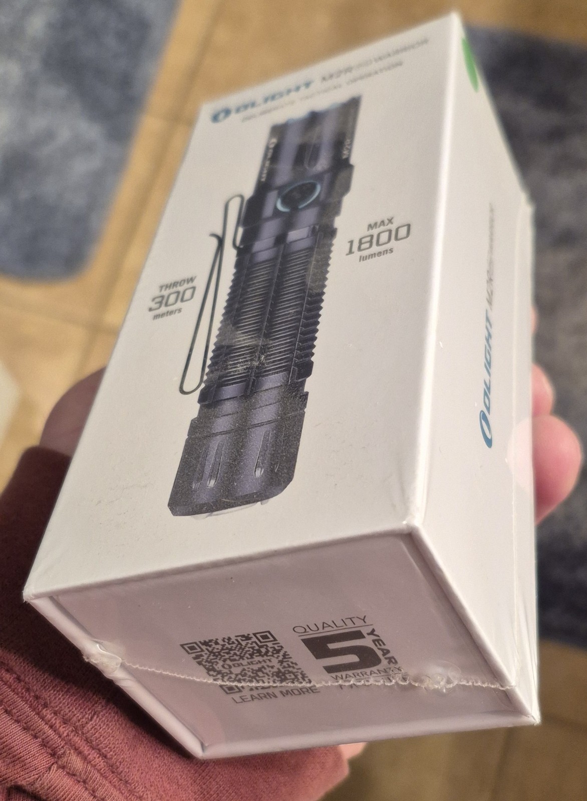 Olight M2r Pro Warrior Flashlight Max 1800 Lumens Throw 300 Meters