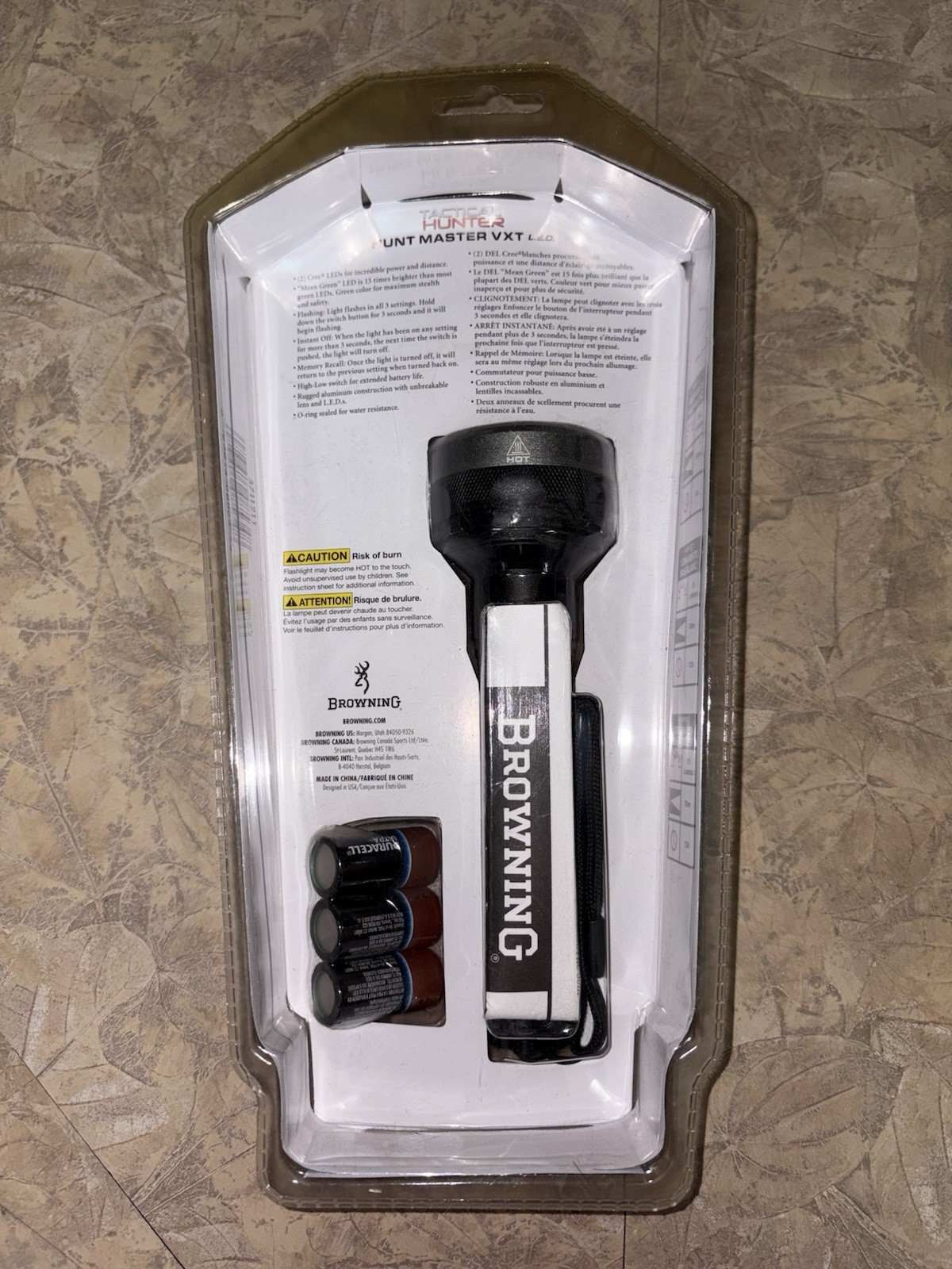 Browning VXT Flashlight 250 Lumens
