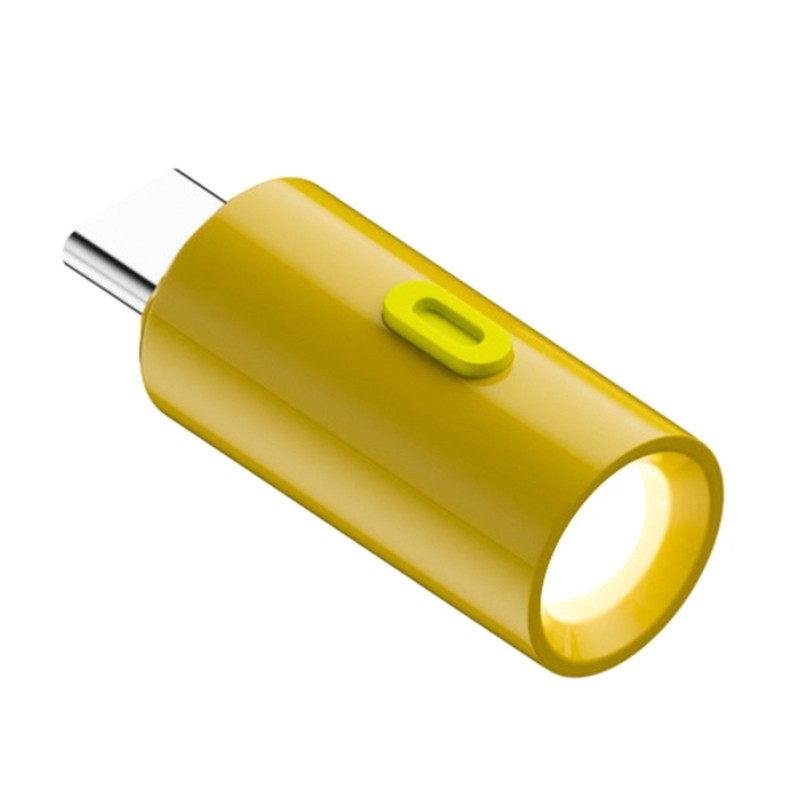 Metal USB Type C Flashlight Not Need Battery For Outdoor Exploration Trip