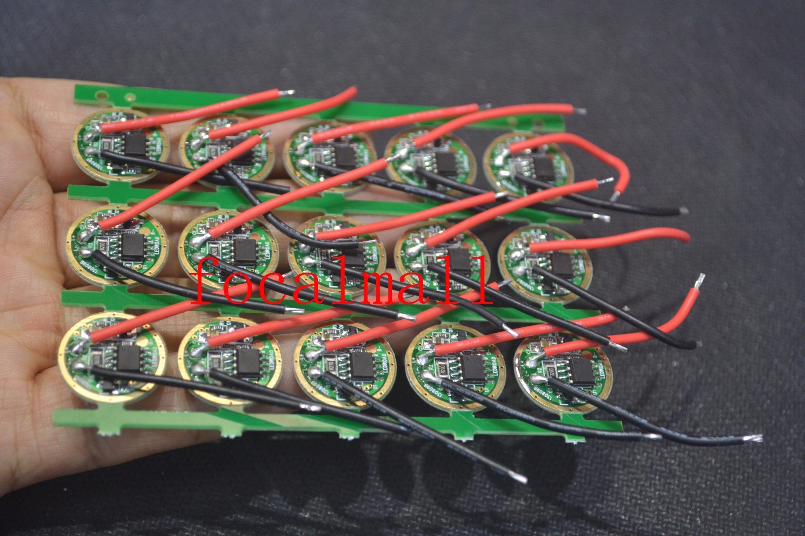 3.7-4.2V 5 Mode Flashlight Driver Board With 1pcs IC Chip FOR 3W 10W LED BULB