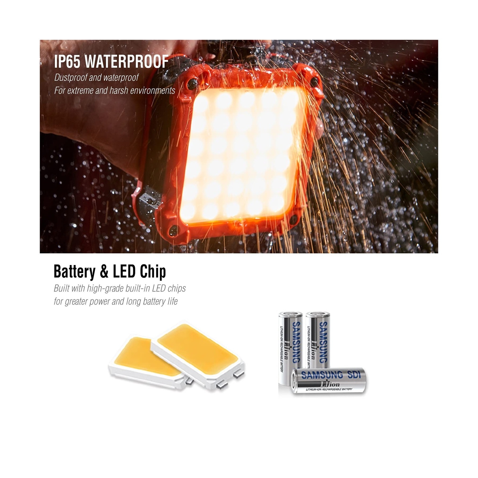 CLAYMORE Ultra 2 3.0 (Medium) – IP65 Outdoor Portable Light with 11,600mAh Ba…