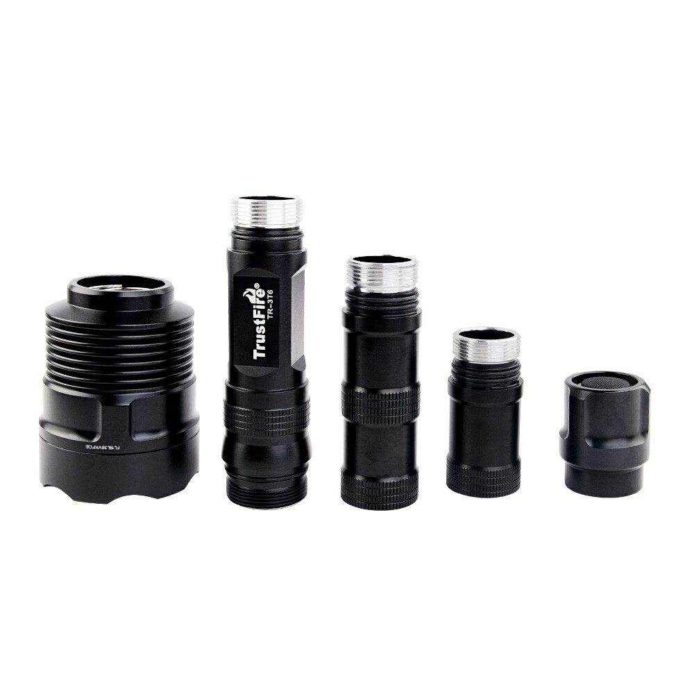 TrustFire 3x10W LED 3800 Lumens Flashlight Tactical Torch(2×18650 /3×18650)