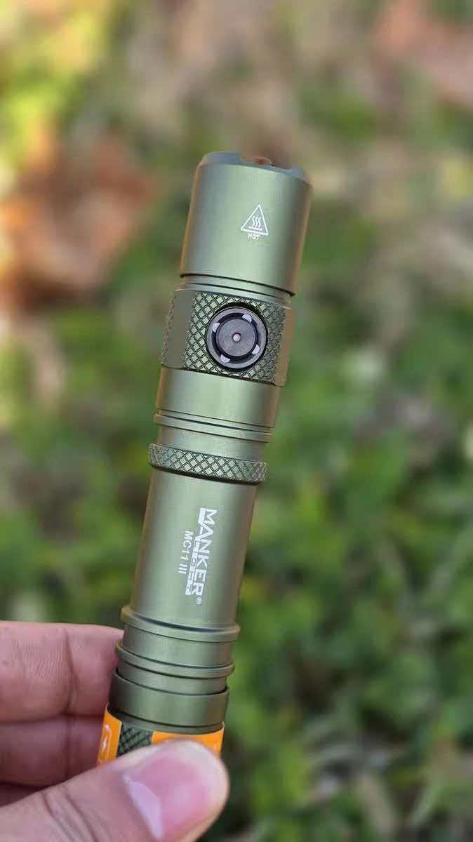 Mankerlight MC11-III Dual Switch Tactical Flashlight 1400 Lumen 400 Meter Range