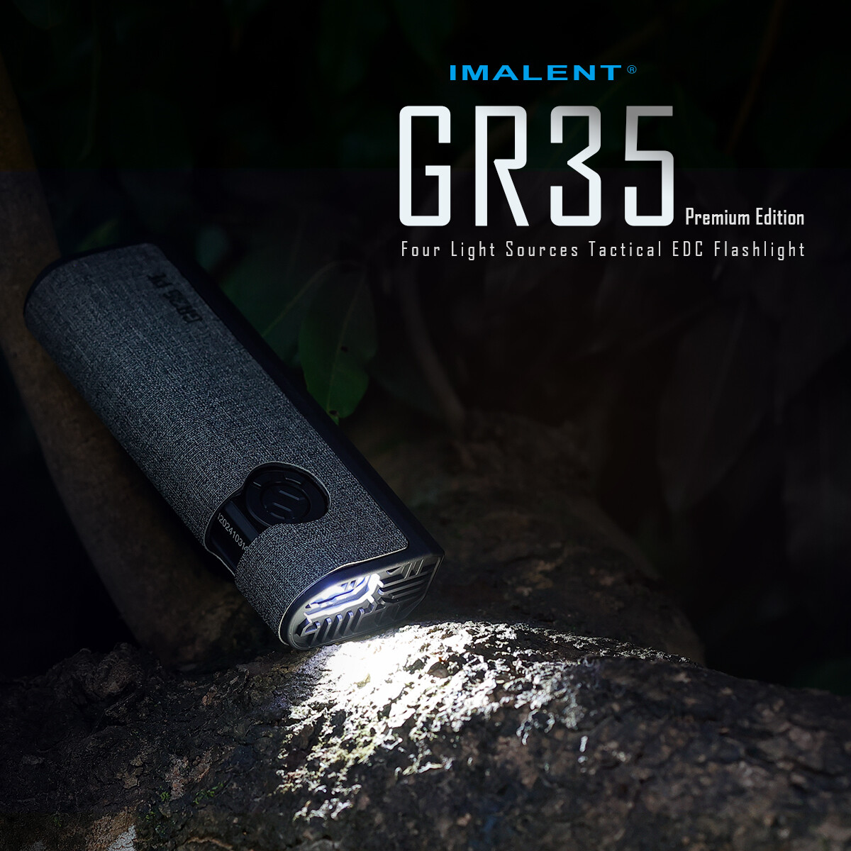 IMALENT GR35 EDC Flashlight 2800 Lumens with Green Laser UV Light & Charging Box