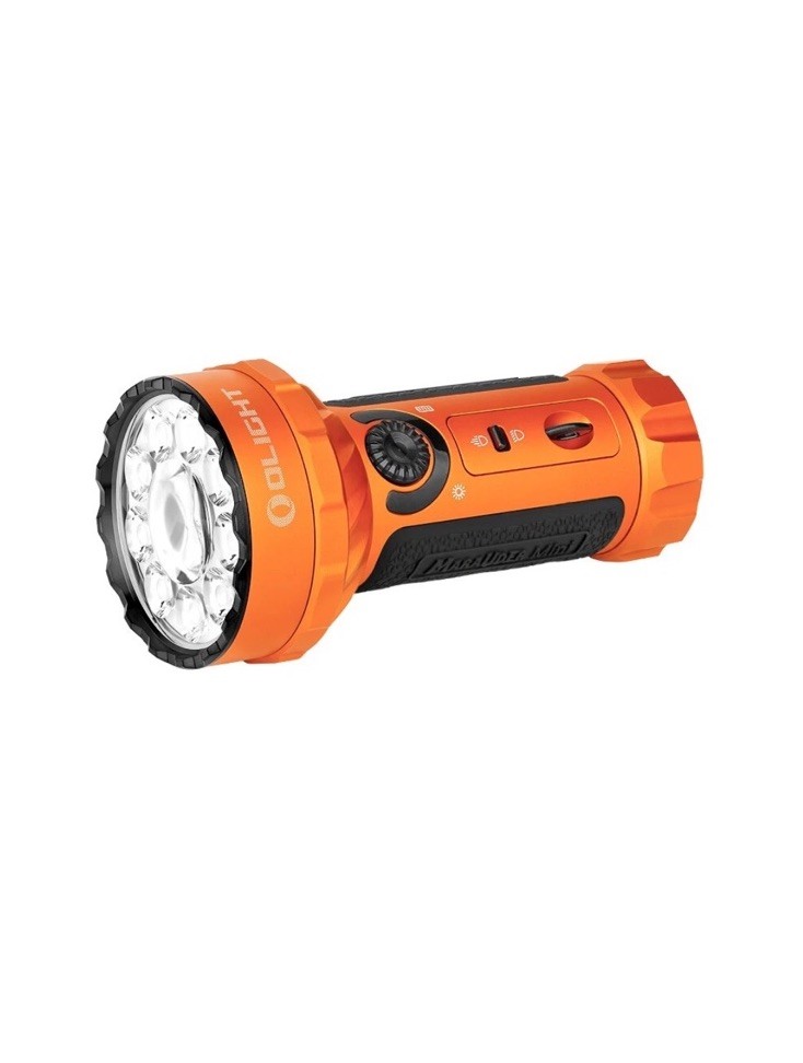 Olight Marauder Mini Orange Powerful Rechargeable LED Flashlight, 7000 Lu, 600 M