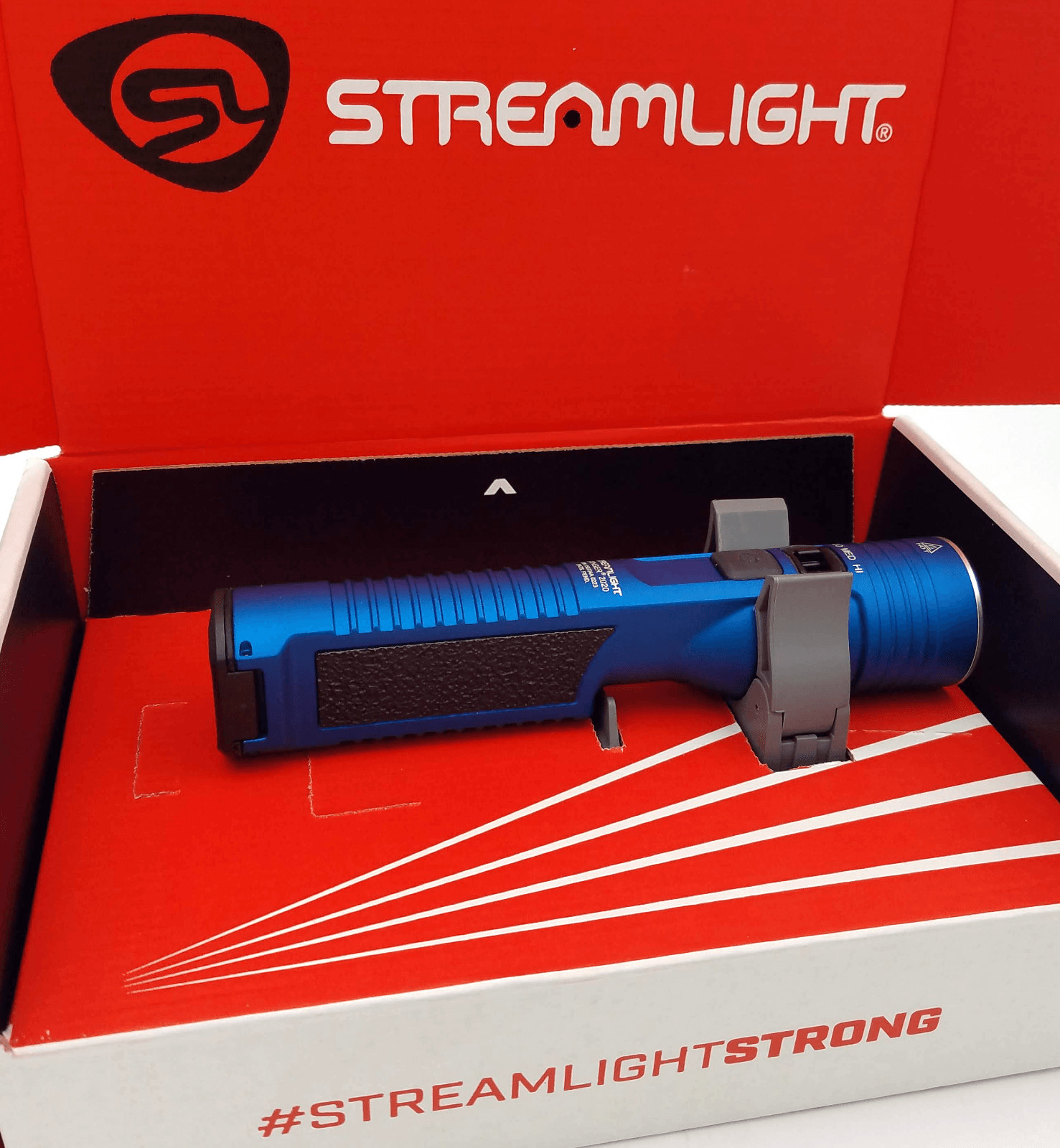 Streamlight S2020 78131 BLUE Stinger LED Flashlight AC/DC 1 Holder 2000 Lumens