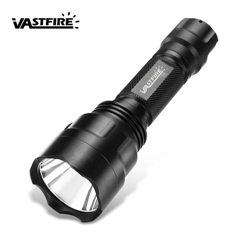 800Yards Hunting Red Light LED Flashlight Torch Quick Detach 20mm Picatinny Rail