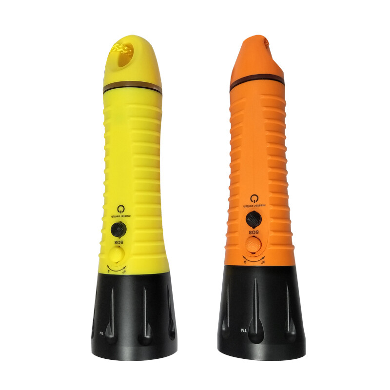 Fitech F12 Pro LED 1000 Lumens Diving Light Flashlight Torch-Orange