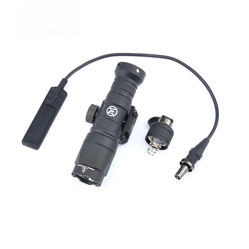 WADSN Tactical Flashlight M600 M300 Scout LED Light 20mm Rail Mount Hunting