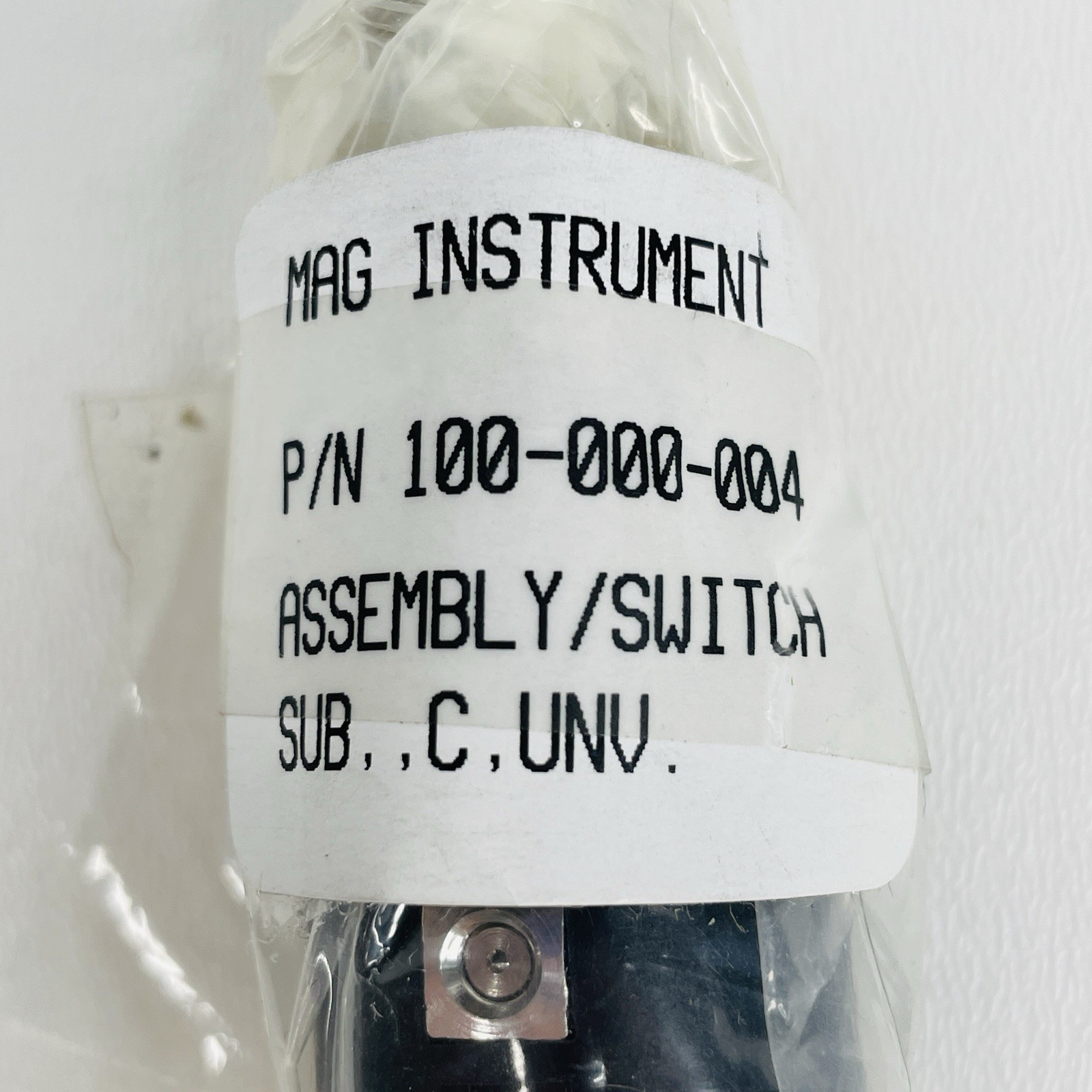 Mag-Lite C Cell Assembly Switch #100-000-004 for 2001 and Prior, Mag Instruments