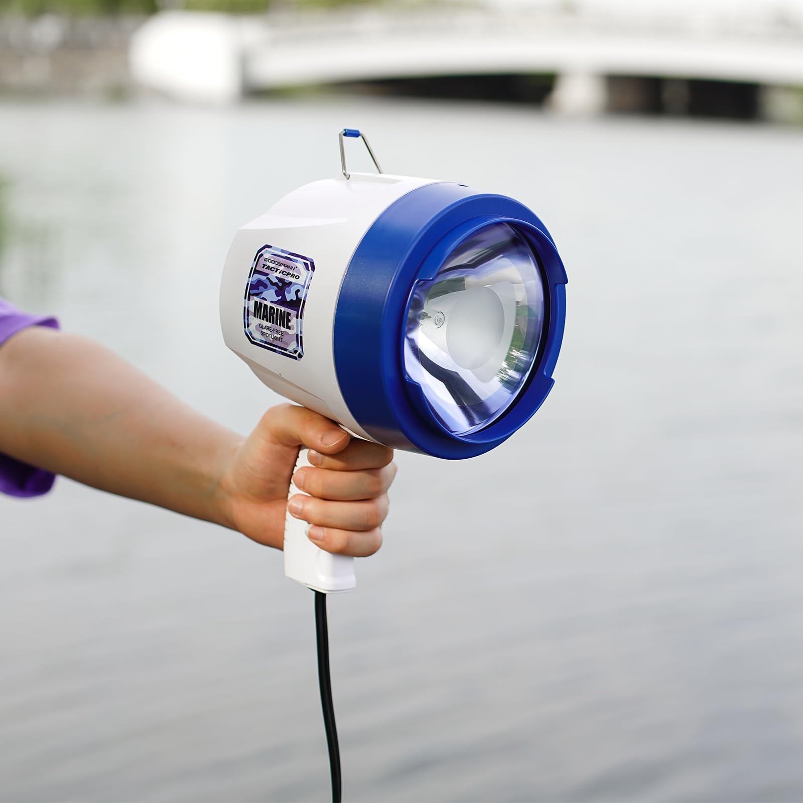 Handheld Spotlights 1500 Lumens Searchlight with 12V DC Car Charger Trigger H…
