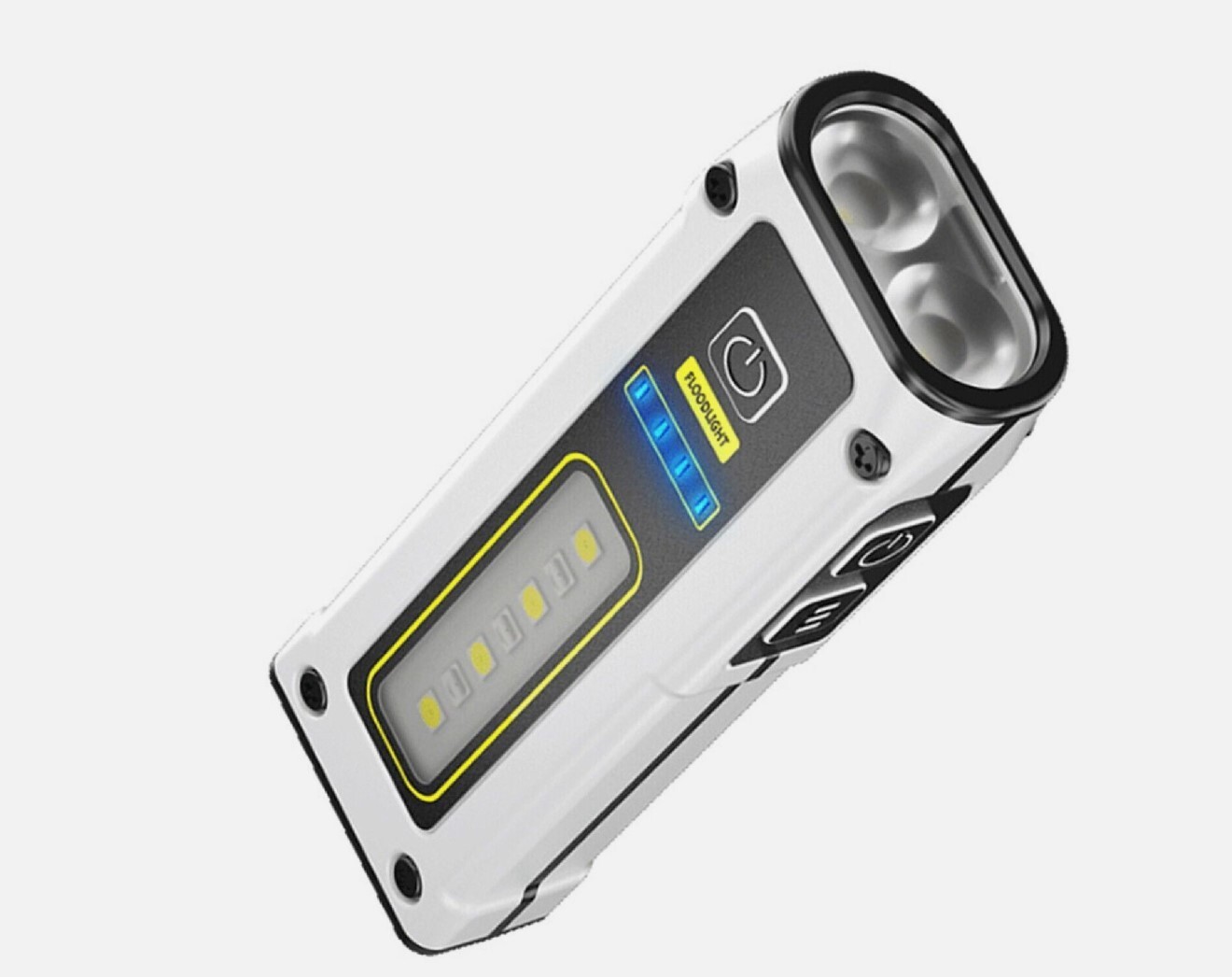 POCKET EDC MINI (LED) FLASHLIGHT FLOOD LIGHT/STROBE – 7 MODES & MAGNETIC BASE