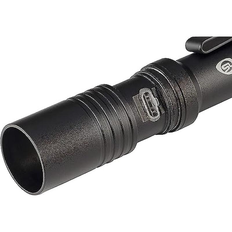 Compact Rechargeable Flashlight 500 Lumen High Low Modes IPX4 Waterproof Durable