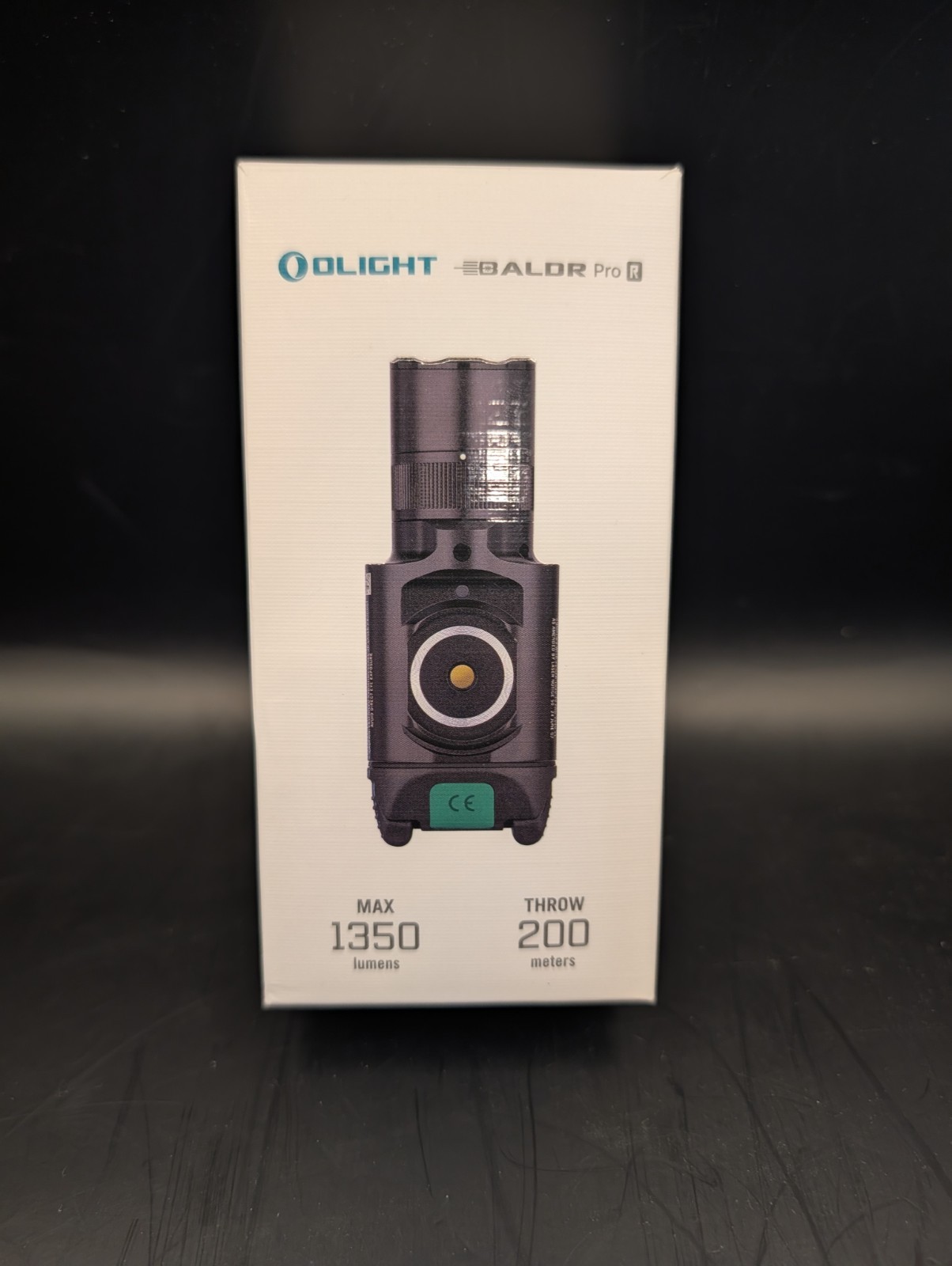 Olight Baldr Pro R Rechargeable Light w/LED & Green Laser, 1350 Lumens