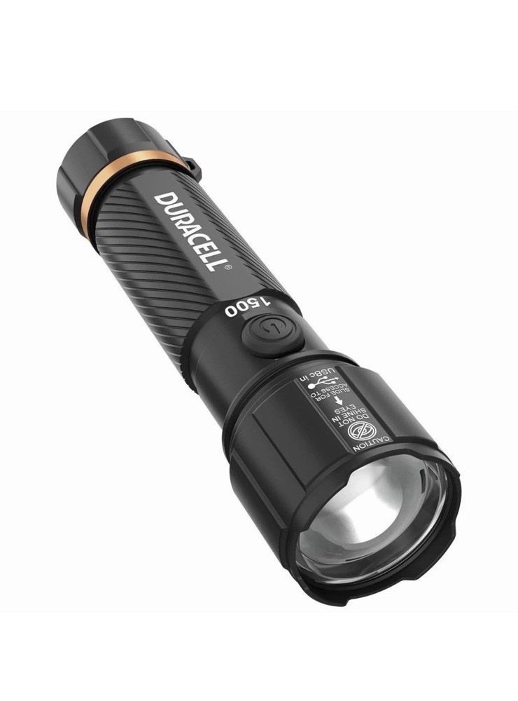 Duracell Durabeam Ultra Hybrid LED Flashlights 1500 Lumens Rechargeable 4 Pack