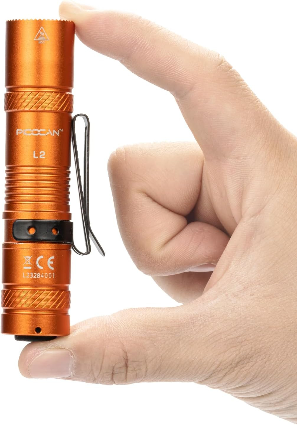 Rechargeable Flashlights 1200 Lumens EDC Flashlight, AA Pocket Flashlight High L