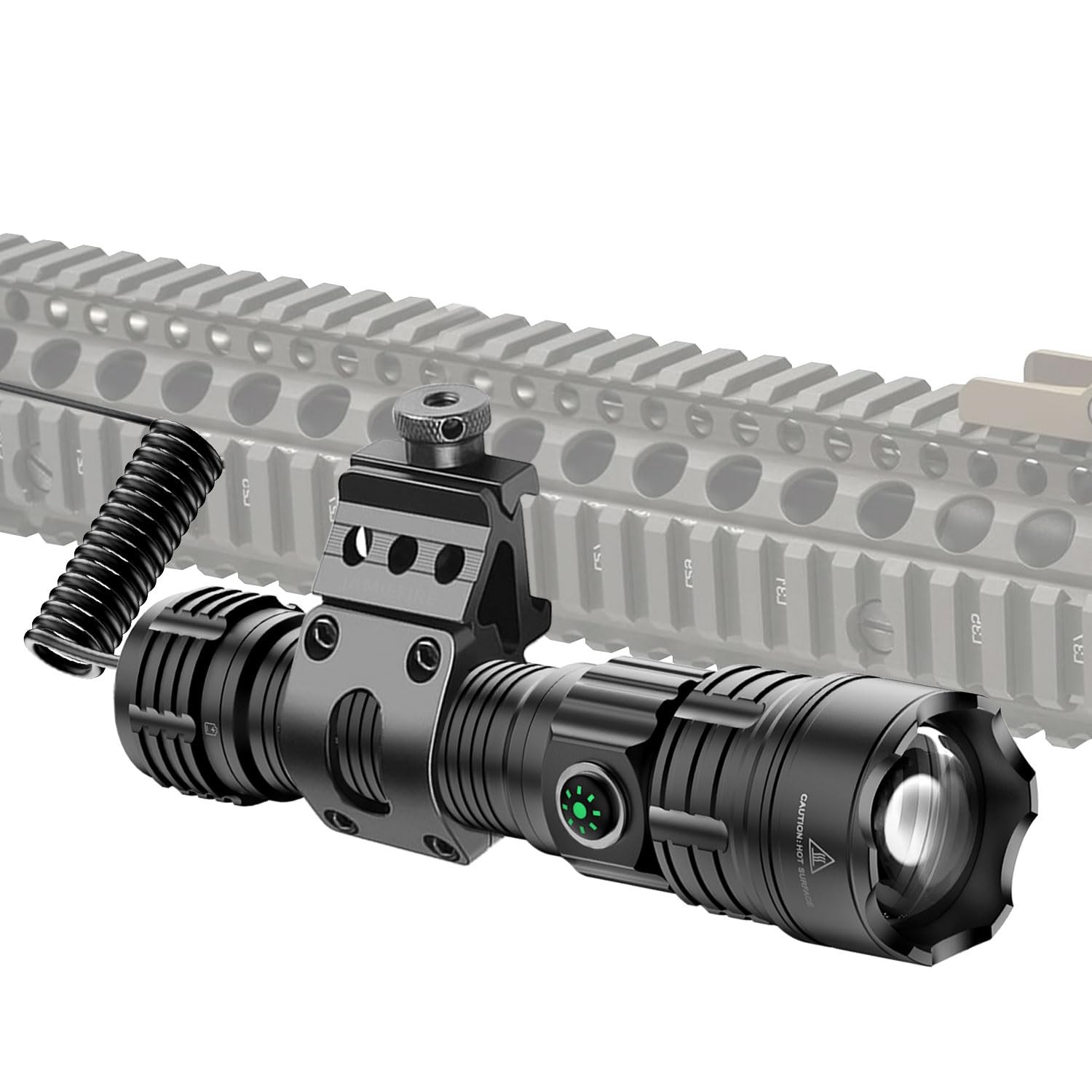 Tactical Flashlight Type-C USB Rechargeable 6000 lumens Zoomable LED Waterpro…