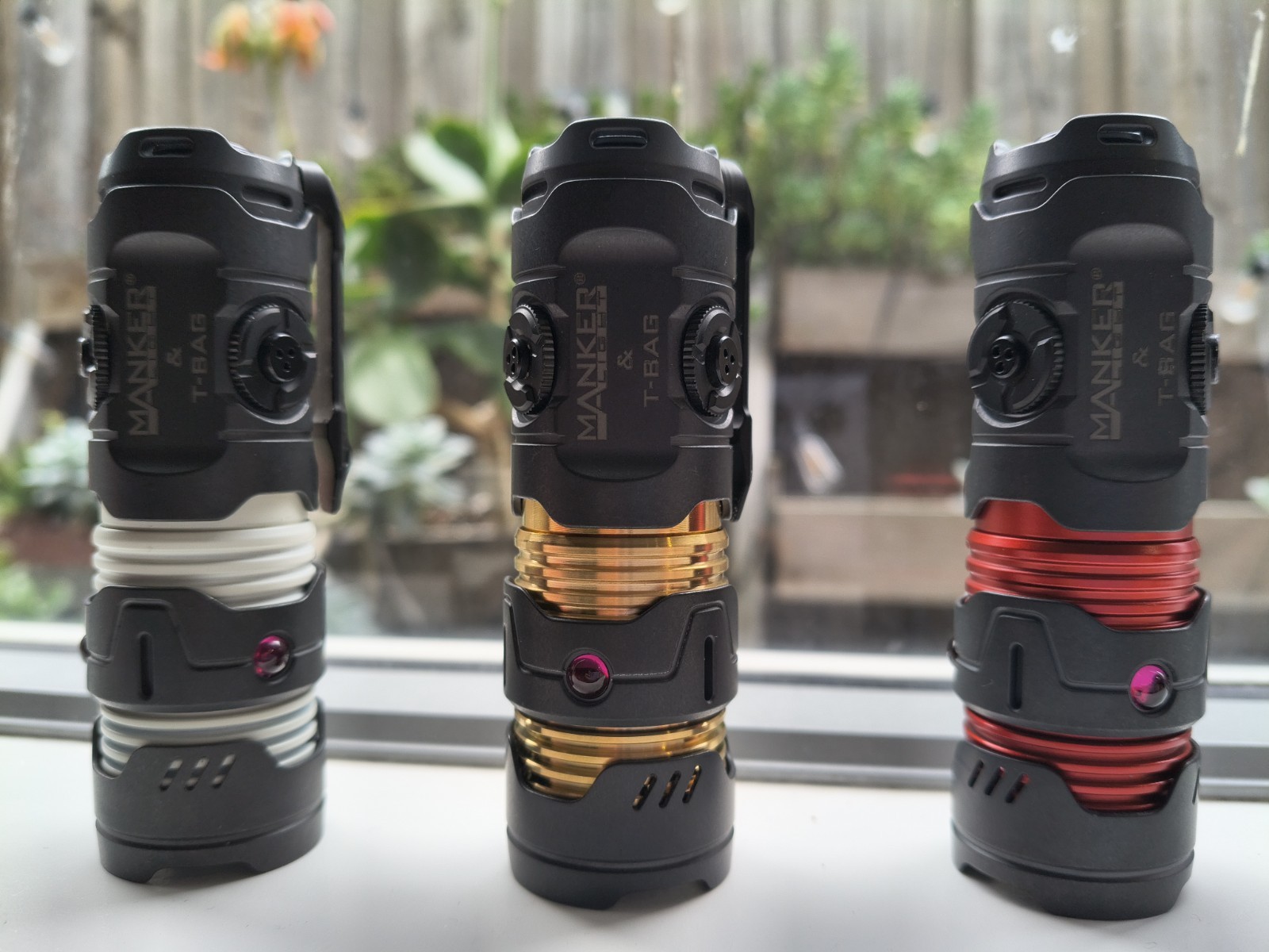 Manker Timeback III 3 Limited edition Flashlight 2500LM Zirconium+White Titanium