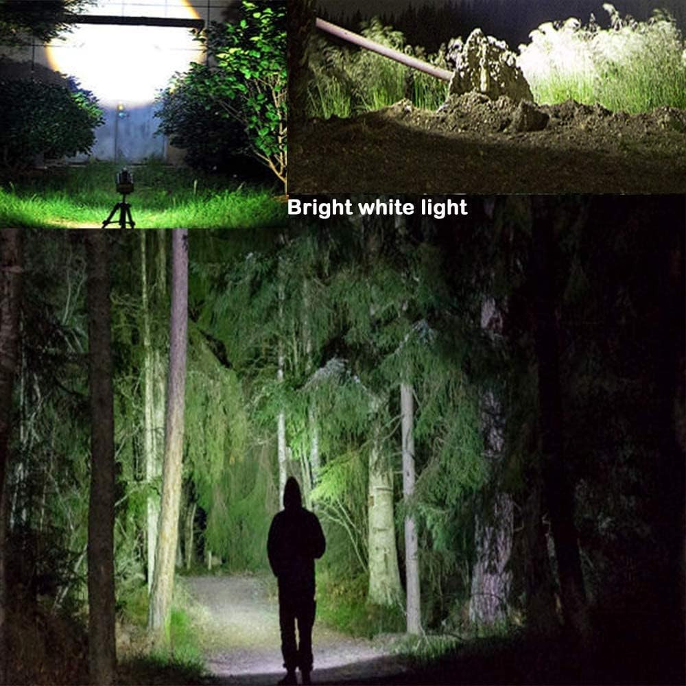 4 in 1 RGBW Flashlight Red Green Blue White Light for Outdoor Activities