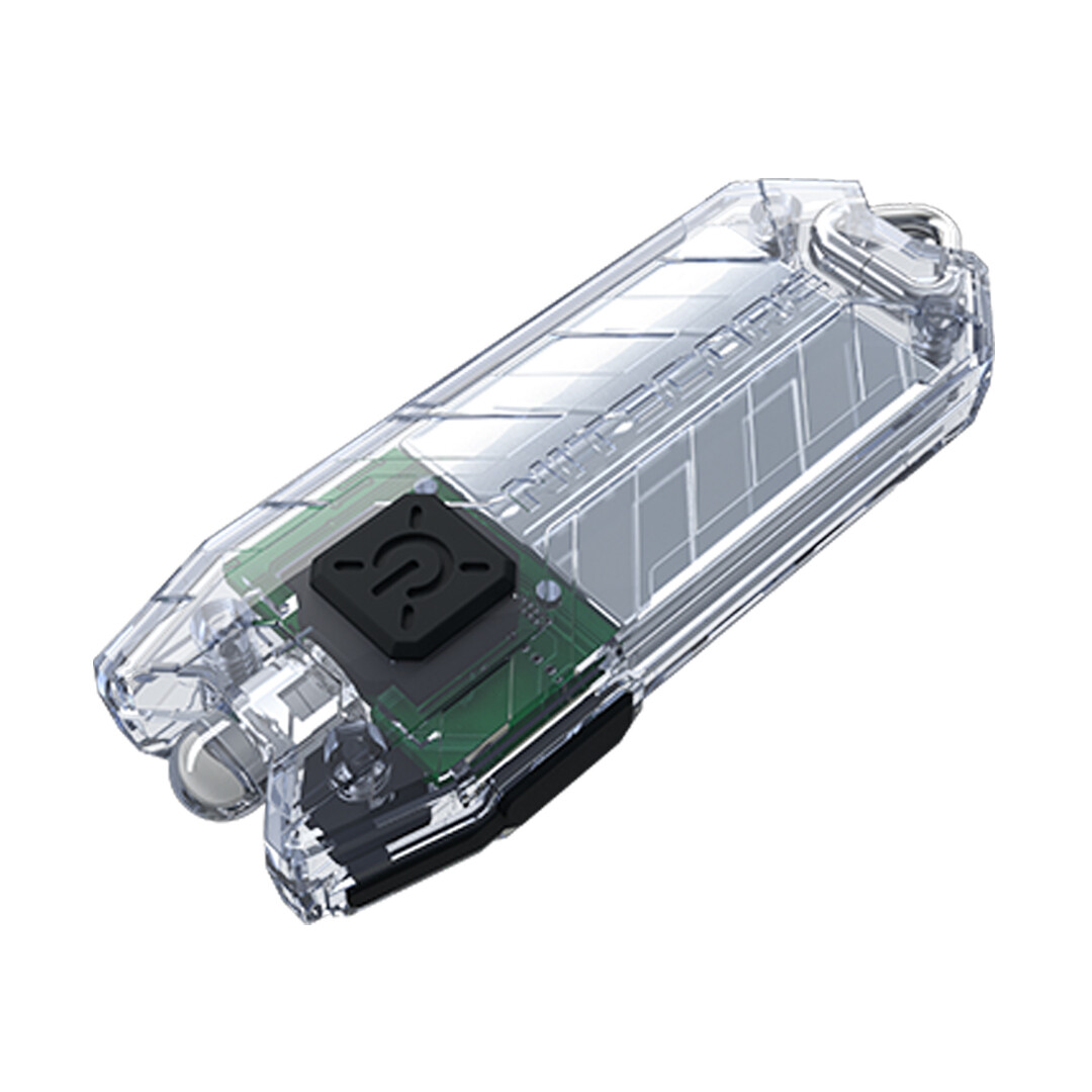 NITECORE TUBE V2.0 55 Lumen USB Rechargeable Keychain Flashlight (Transparent)