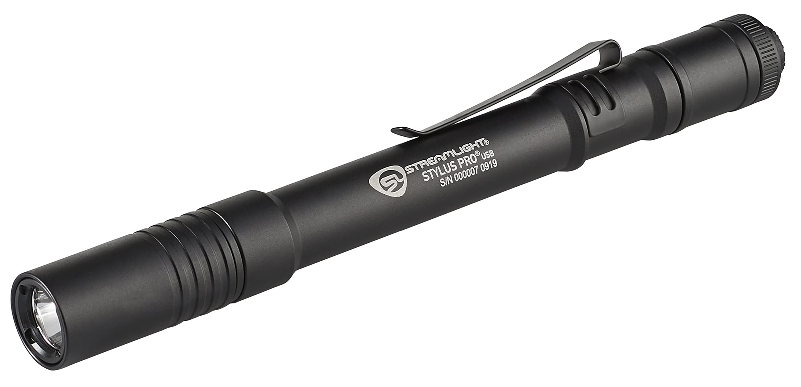 350 Lumen USB Rechargeable Penlight Durable Aluminum Flashlight High Low Modes
