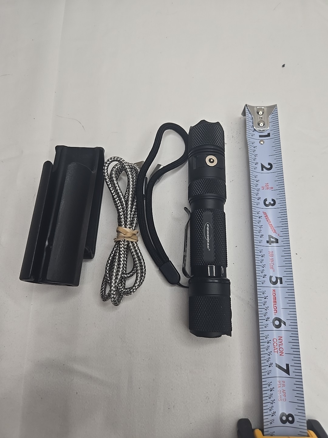 PowerTac E9R Gen 4 Rechargeable Tactical Flashlight 2550 Lumens Pre-owned