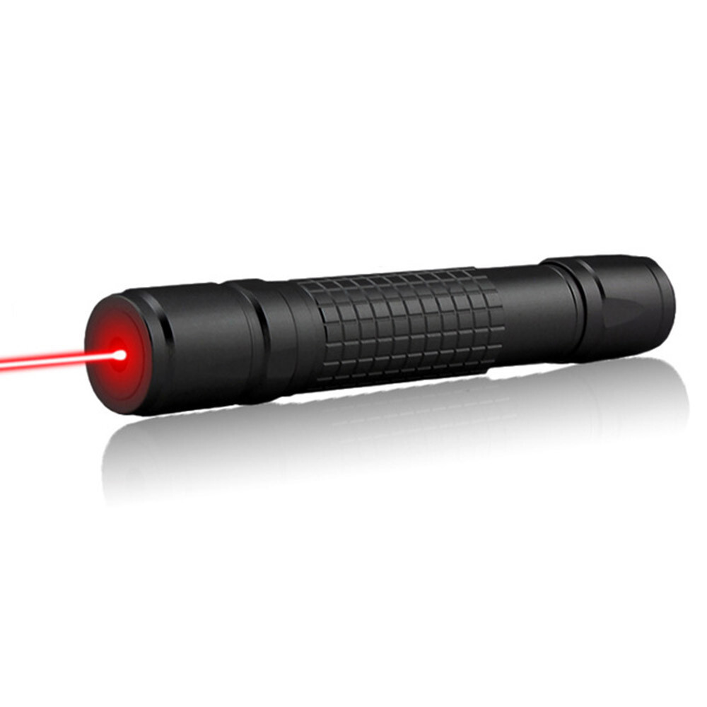 650nm Adjustable Focus Red Laser Pointer Visible Beam w/ Charger & Batterry US
