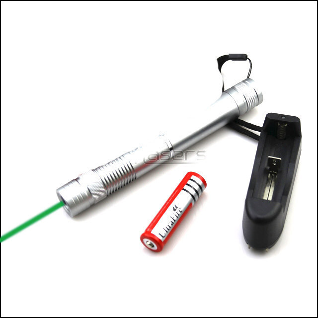 Green Laser Pointer Adjustable Focus 532nm Astronomy Visible Beam Light