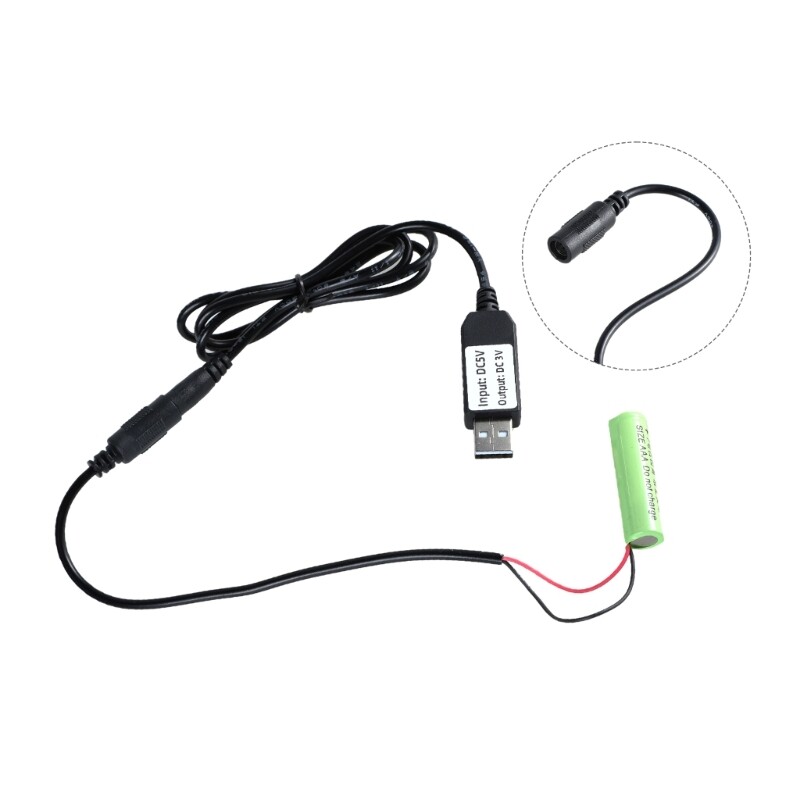 USB 5V to 3V LR03 Eliminators Power Supply Adapter for Remotes