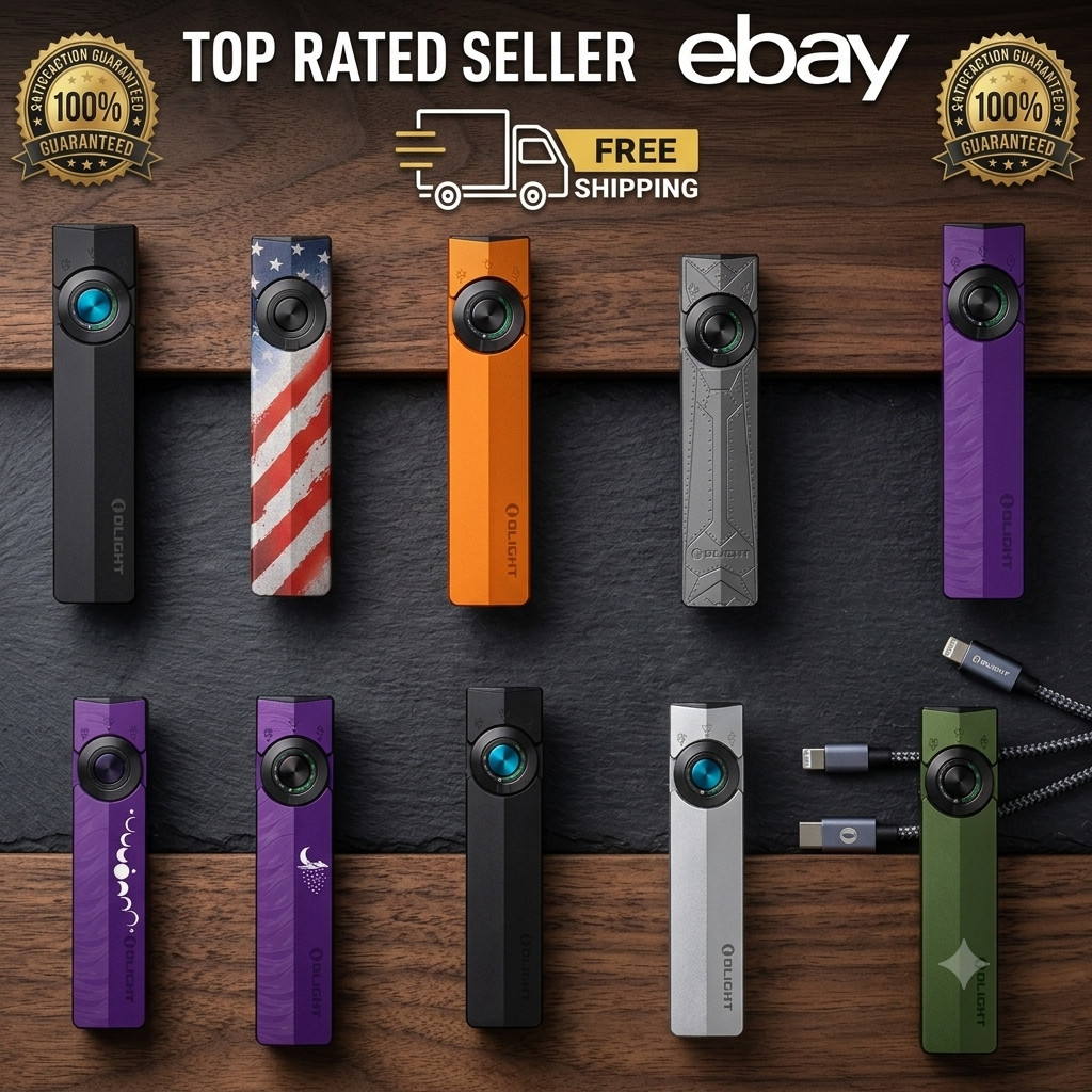 ArkPro EDC Flashlight Dual Charging 4 Light Modes Long Lasting Unibody LED New