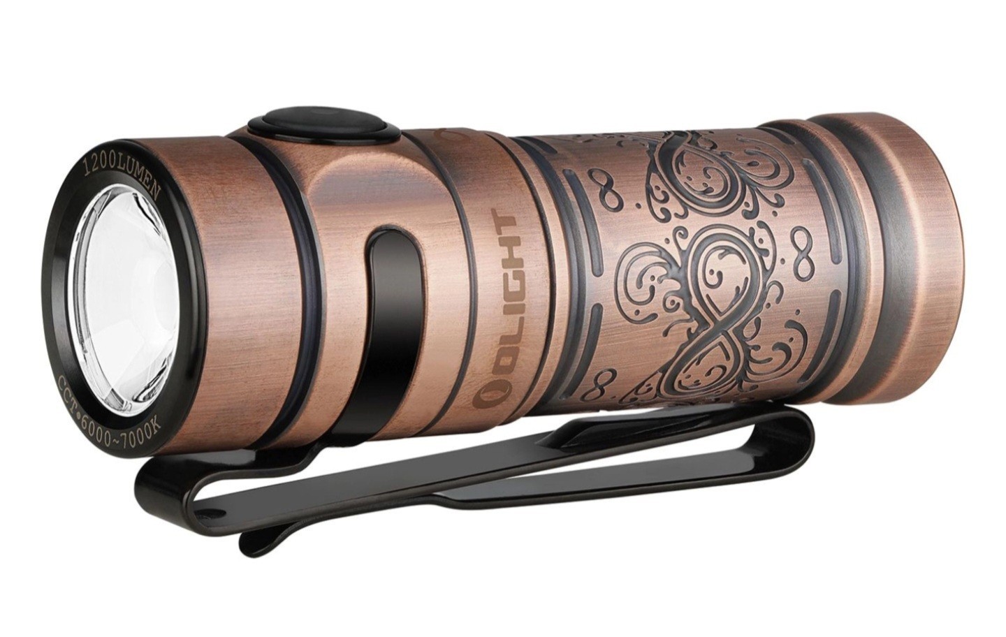 OLIGHT Baton 3 Cu Copper Seasons ETERNAL 1200 Lumens Flashlight rechargeable