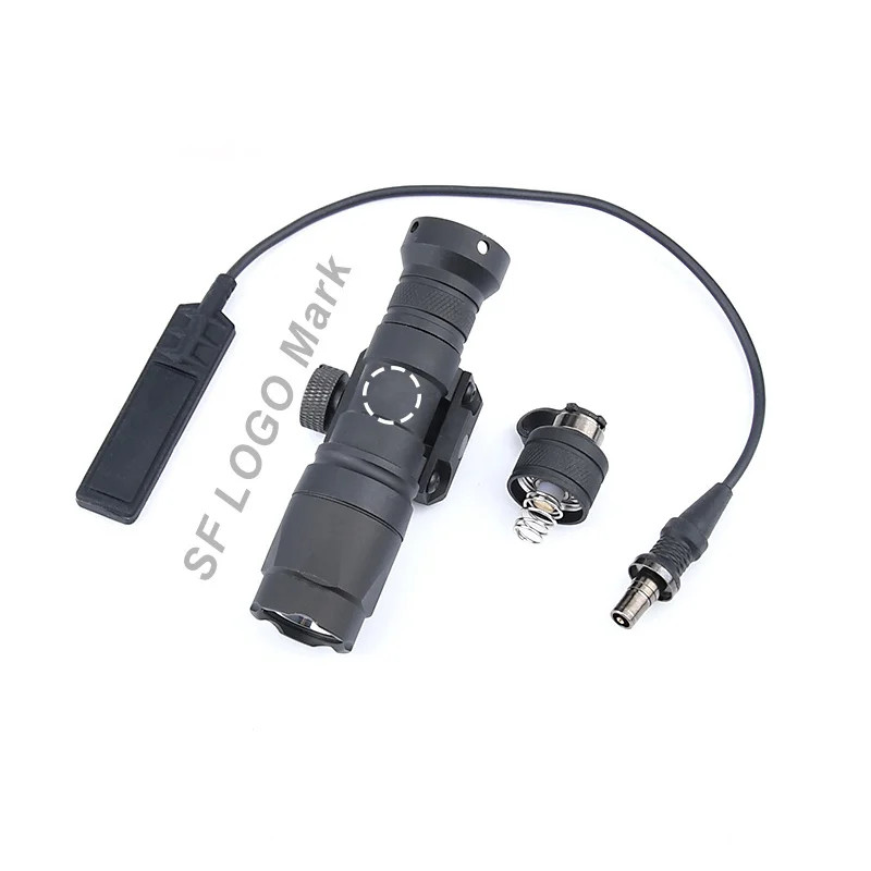 WADSN Tactical Flashlight M600 M300 Scout LED Light 20mm Rail Mount Hunting
