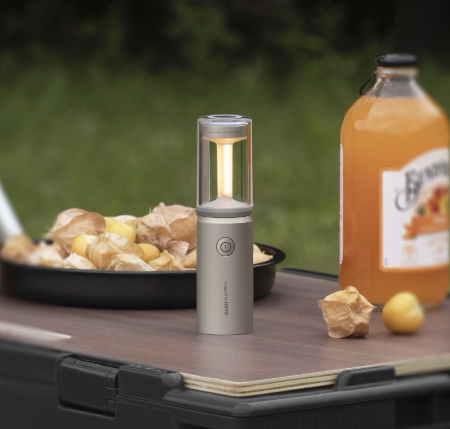 HOTO Outdoor Camping Flashlight Rechargeable, 3-in1 Camping Lantern 3100mAh
