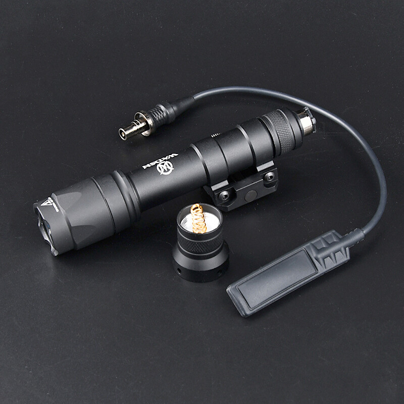 Tactical Airsoft M300 M600 Flashlight SF Search Light Fit 20mm Picatinny Rail
