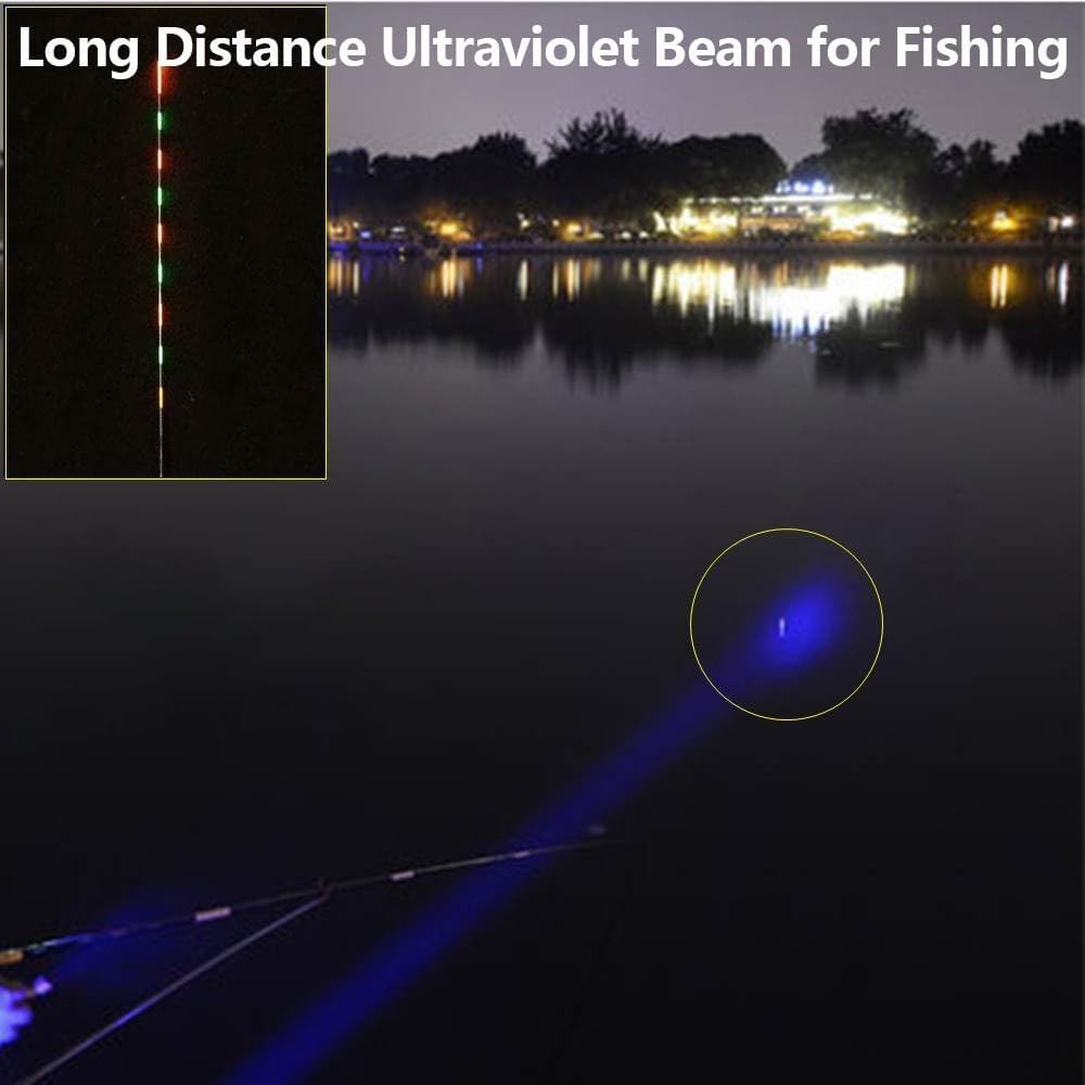 Alonefire SV47 12W 365Nm UV Flashlight USB Rechargeable Long Range Ultraviolet B