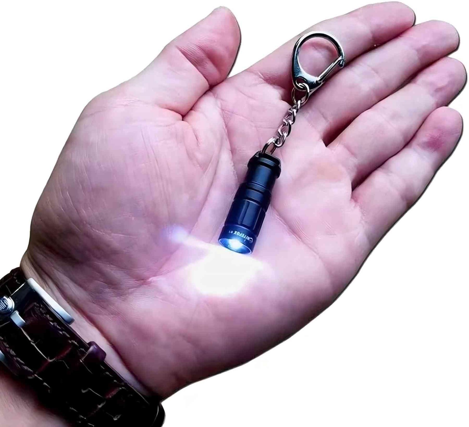 e1 Smallest Keychain Flashlight Micro Tiny Mini Keychain Light Long-Lasting