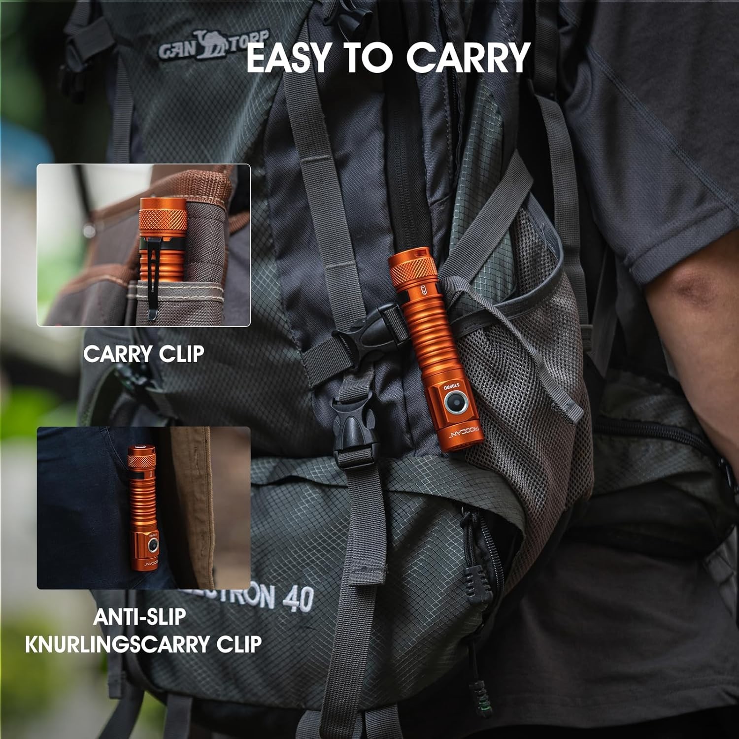 Weatherproof Tactical Flashlight – 2500 Lumen Mini Light for Outdoor Adventures