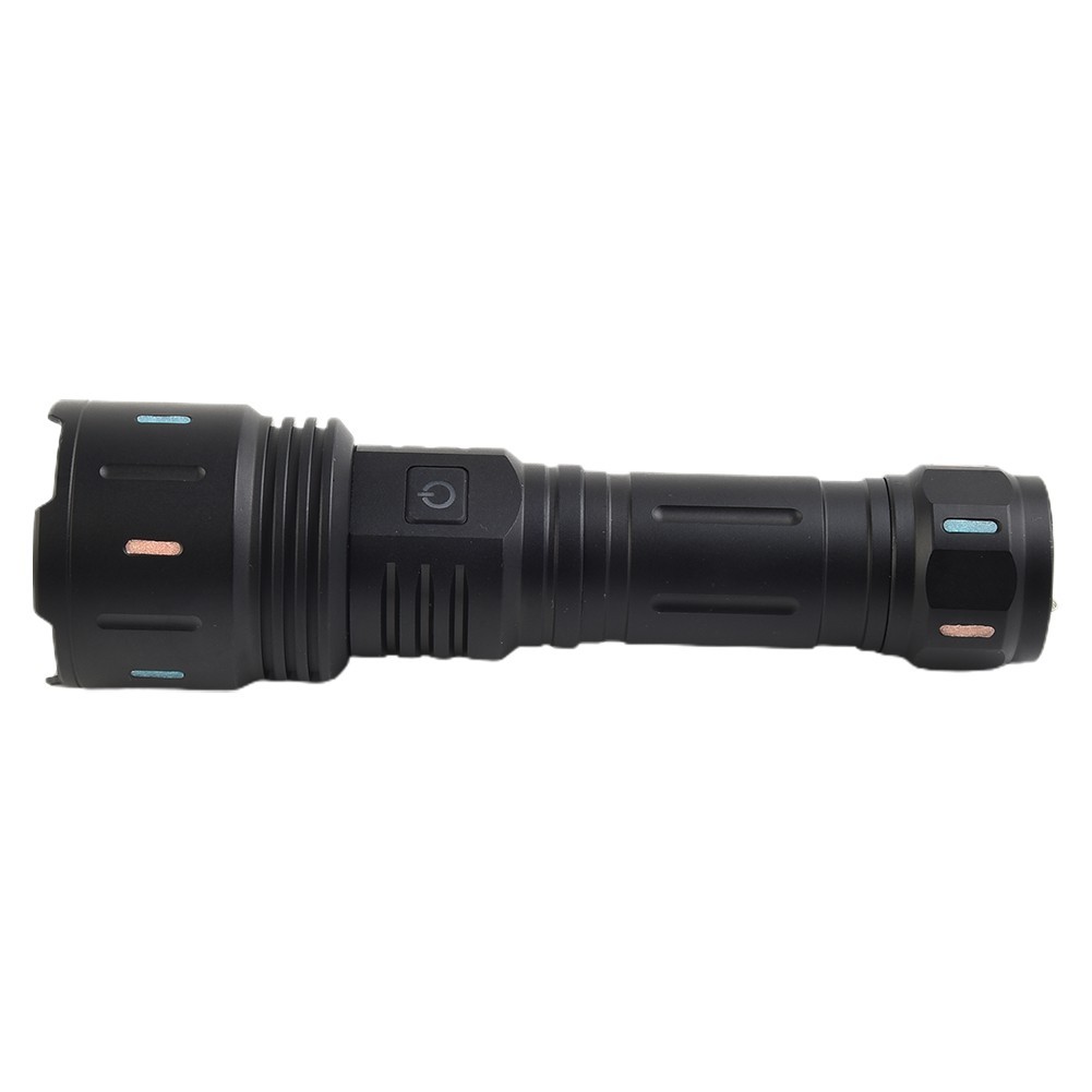 Outdoor Camping LED Flashlight Fluorescent Rechargeable TYPE-C USB Charging