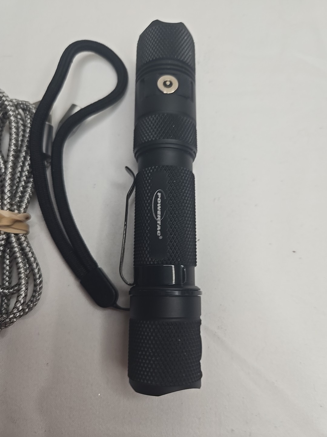 PowerTac E9R Gen 4 Rechargeable Tactical Flashlight 2550 Lumens Pre-owned