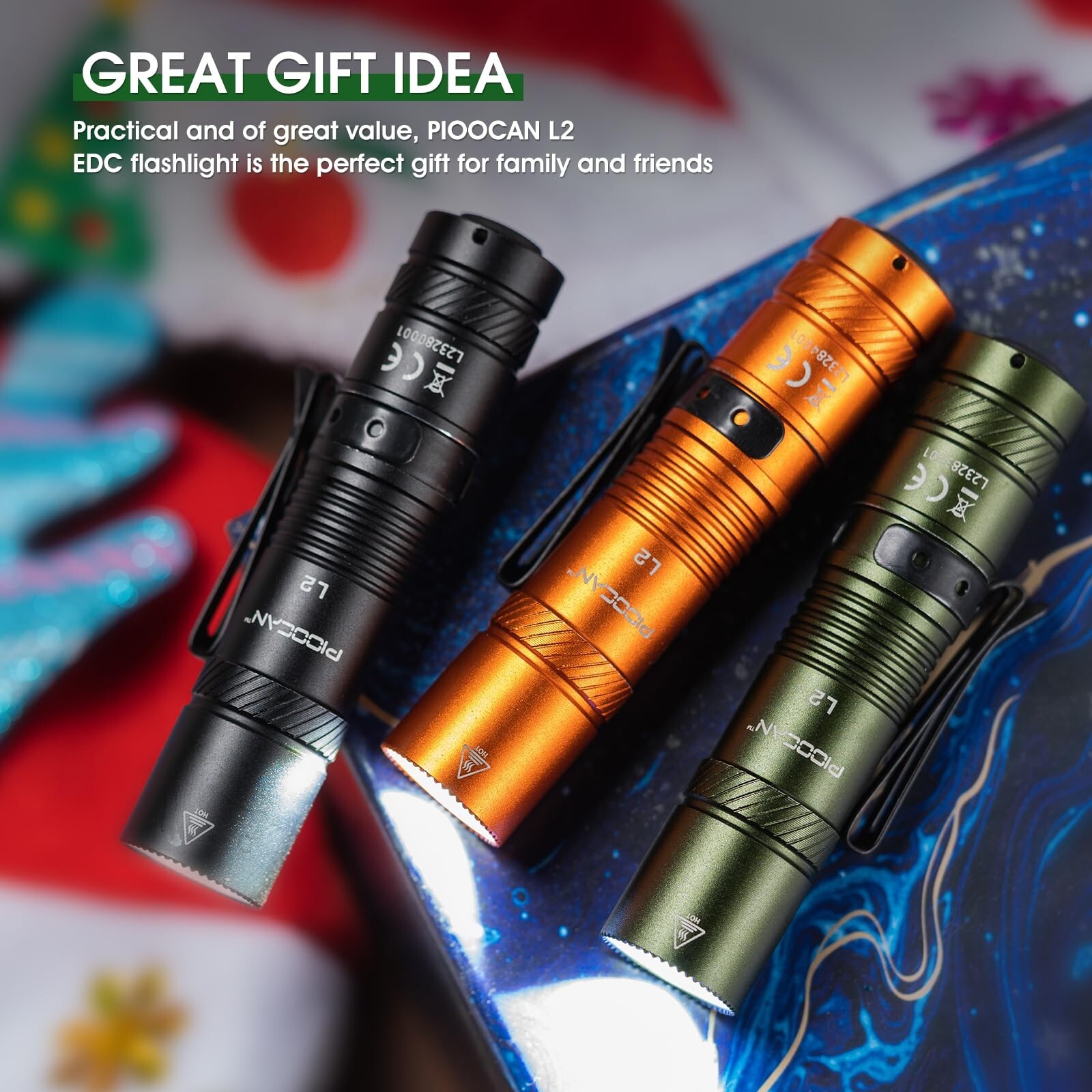 Rechargeable Flashlights 1200 Lumens EDC Flashlight, AA Pocket Flashlight Hig…