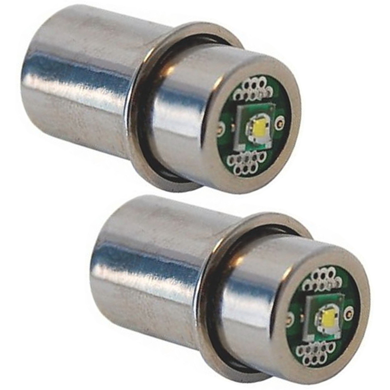 2-Pack 3W LED Upgrade Bulb for Mag-Lite 2 3 D C Cell LWSA201 White Star Krypton