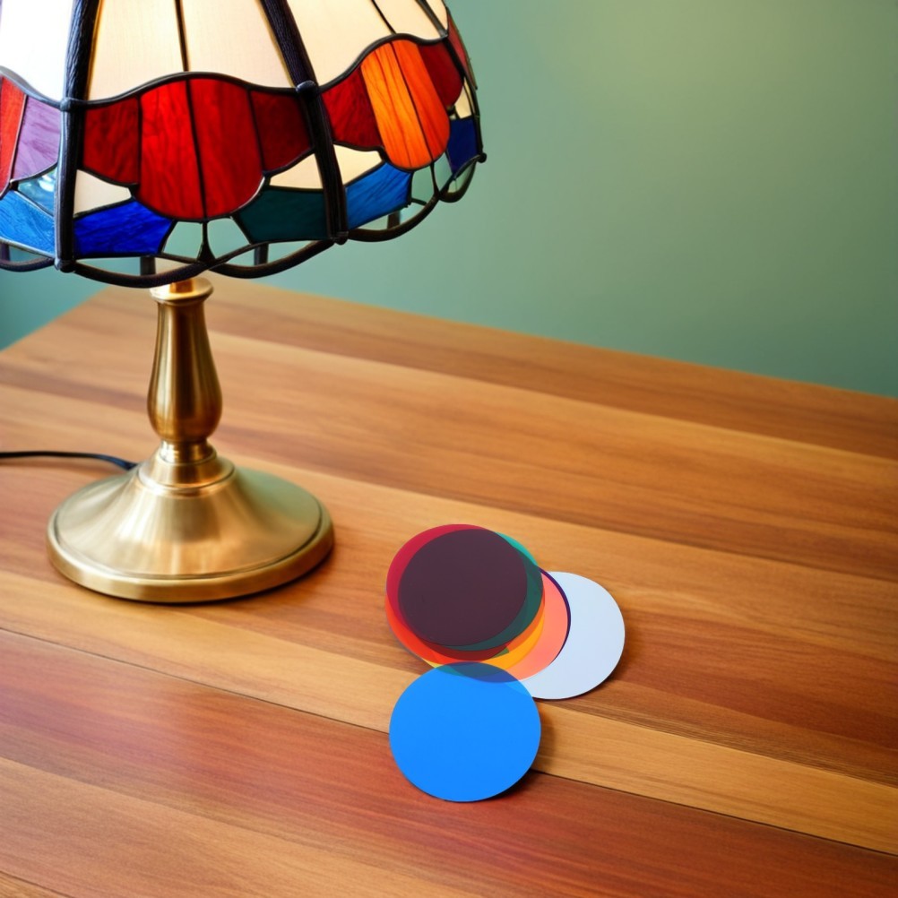 10Pcs High Transparency Colored Light Diffuser Sheets for Atmosphere Enhancement