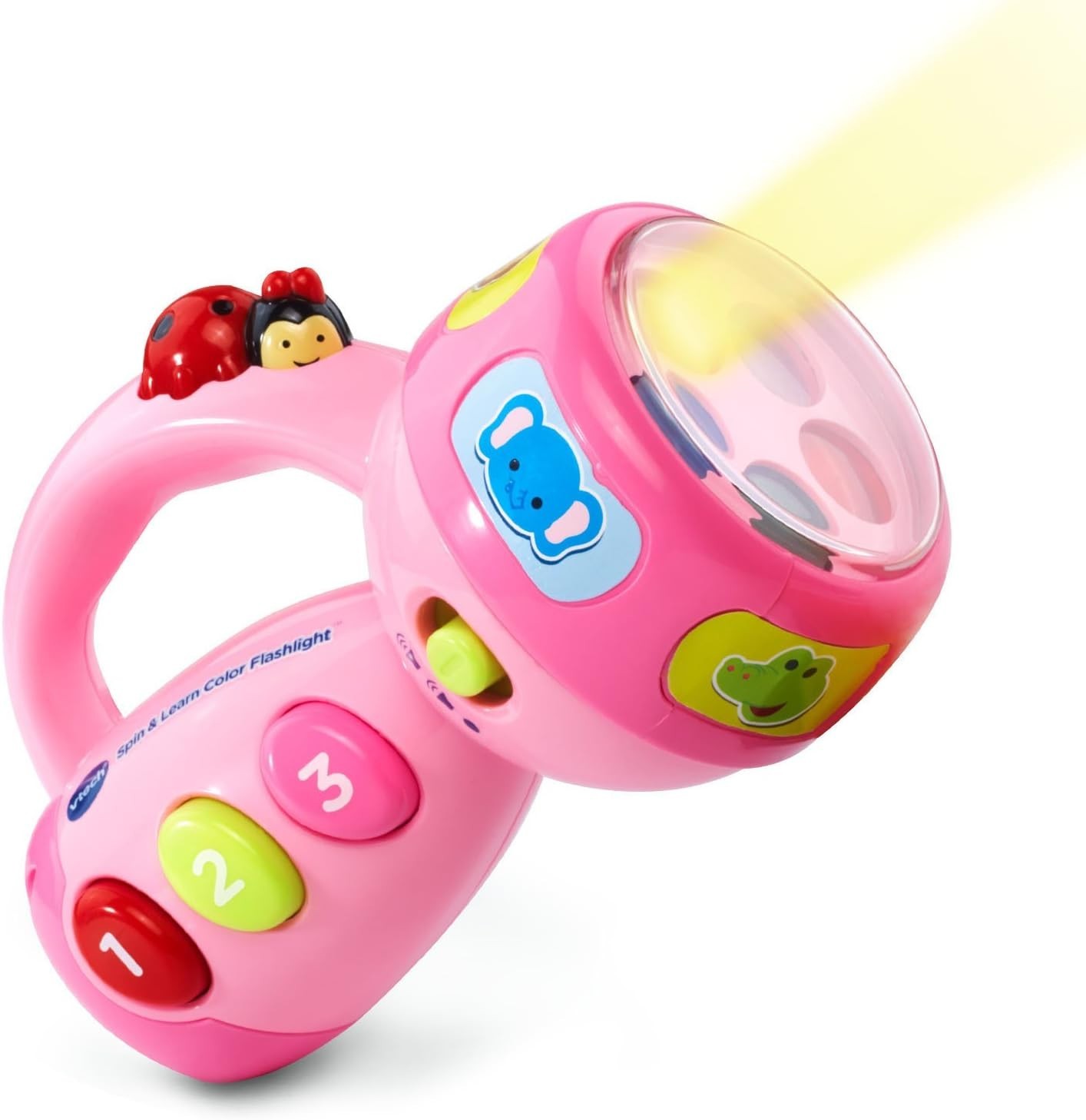 Interactive Pink Flashlight with 50+ Songs for Learning – Perfect for Toddlers