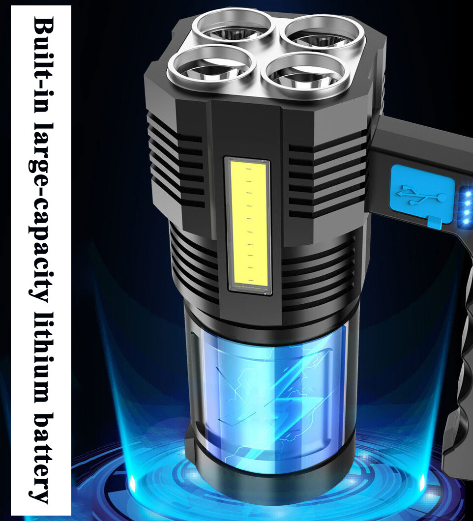 Most Powerful 99000000LM LED Military Torch USB Rechargeable Tactical Flashlight