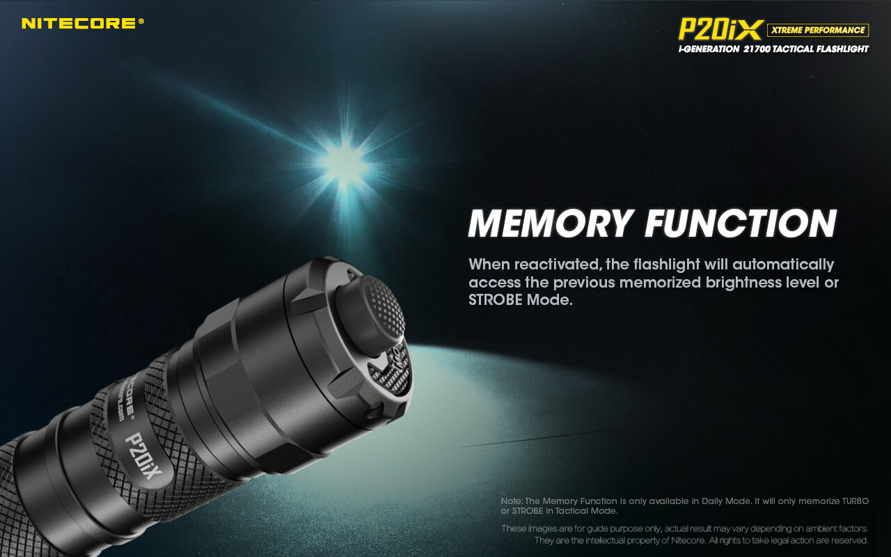 NITECORE P20iX 4000 Lumen USB-C Rechargeable Flashlight with Extra Battery