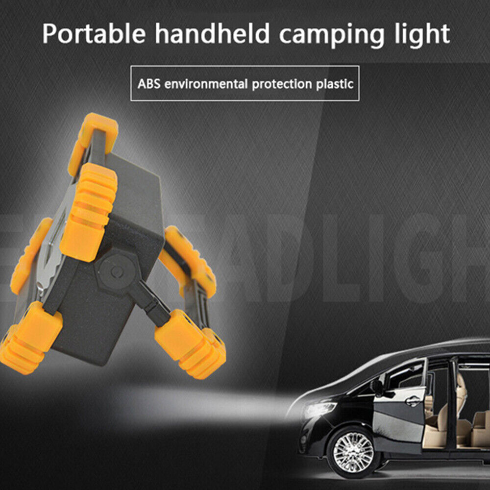 2PCS USB Rechargeable COB LED Work Light Lamp Floodlight Camping Emergency Torch