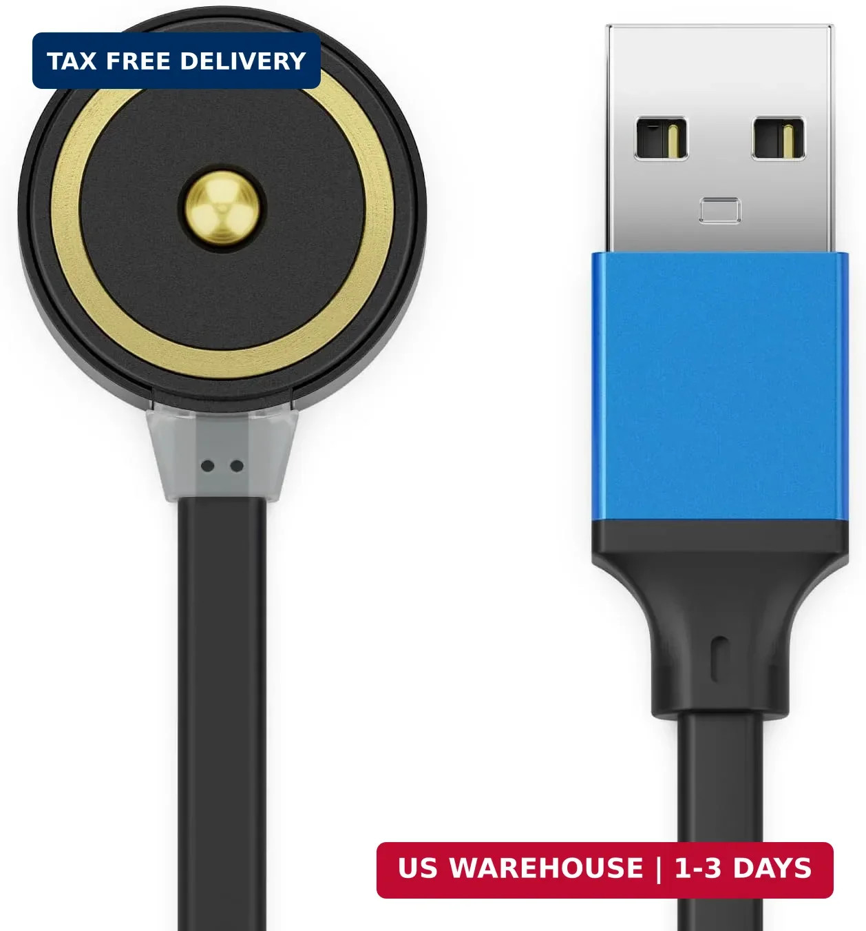 MCC3 1A 1.5A 2A Magnetic Charger Compatible with Olight Flashlight Odin Odin