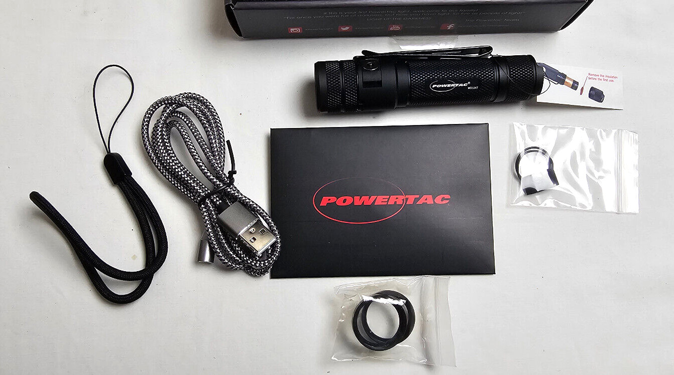Powertac W.O.F.T. WOFT 1200 Lumens Flashlight Light Self Defense