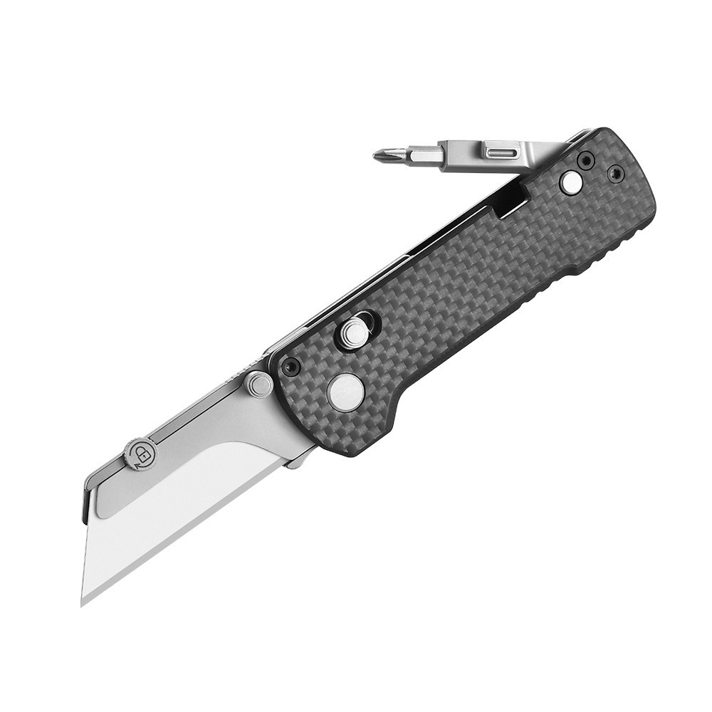 Olight Oclip Ultra Snowy Summit Clip-On Light & U1 Pro Multitool Carbon Fiber
